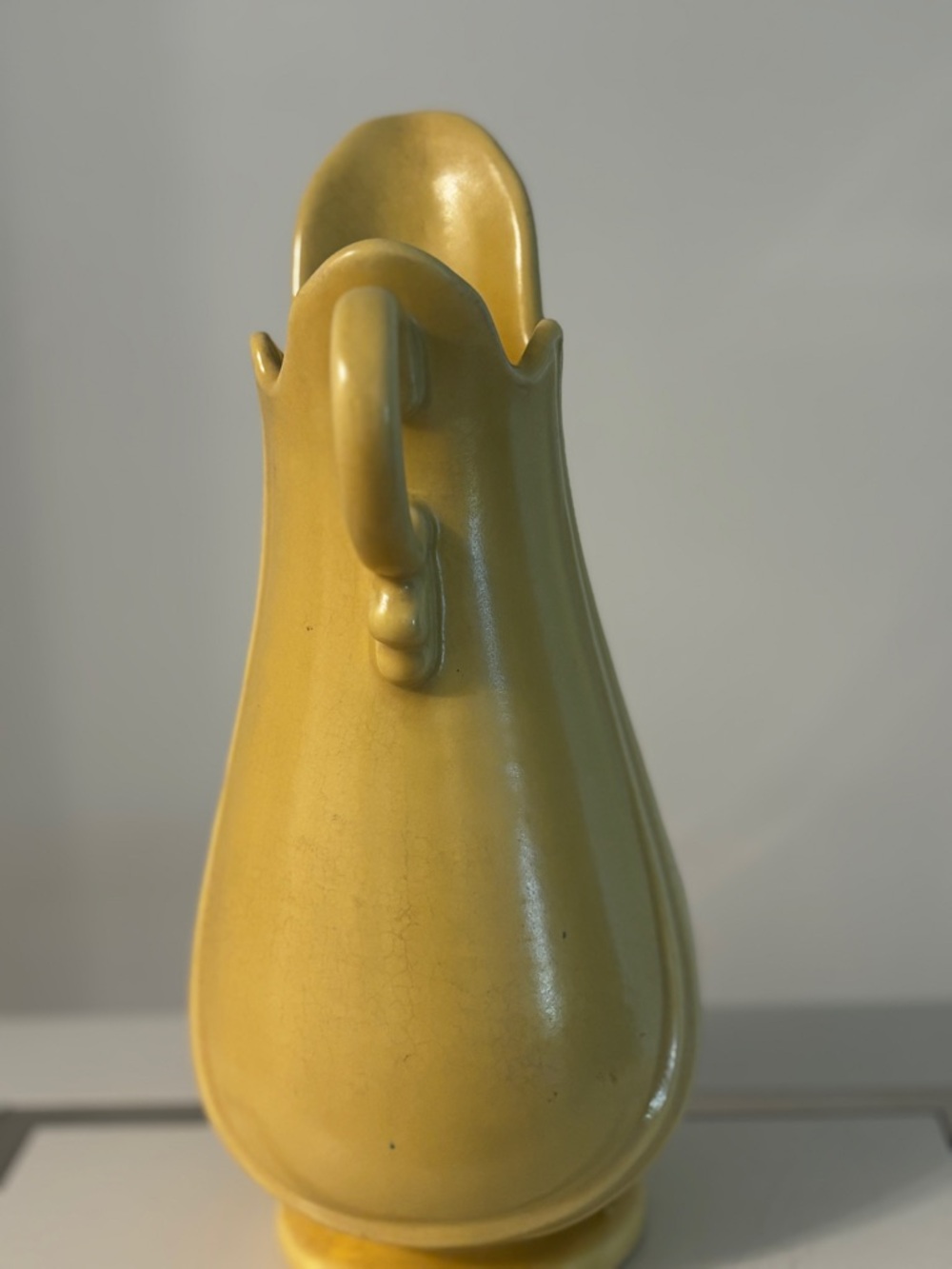Vintage Weller Ceramic Pitcher Vase - Decorative Home Art - Picture 3 of 6